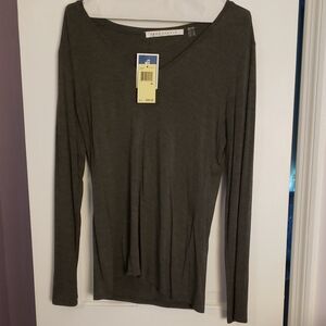 Max Studio Women's Long Sleeve Top - Olive